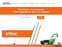 Tablet Screenshot of motorfuresz-kbarcika.hu